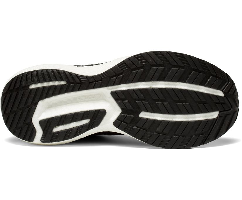 Women's Saucony Triumph 19 Running Shoes Black / White | Singapore 209QMAZ